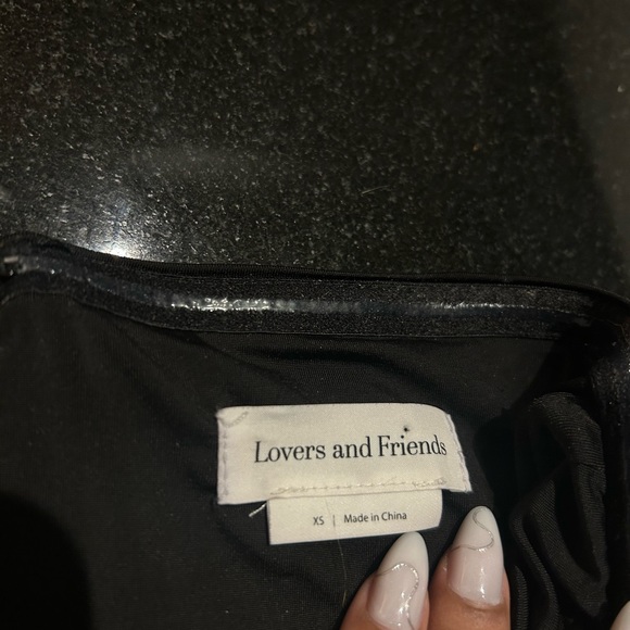 LOVERS + FRIENDS Sala Sequin Mini Dress in Black & White Check from Revolve - Picture 6 of 6